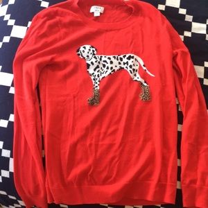 J crew dalmatian sweater